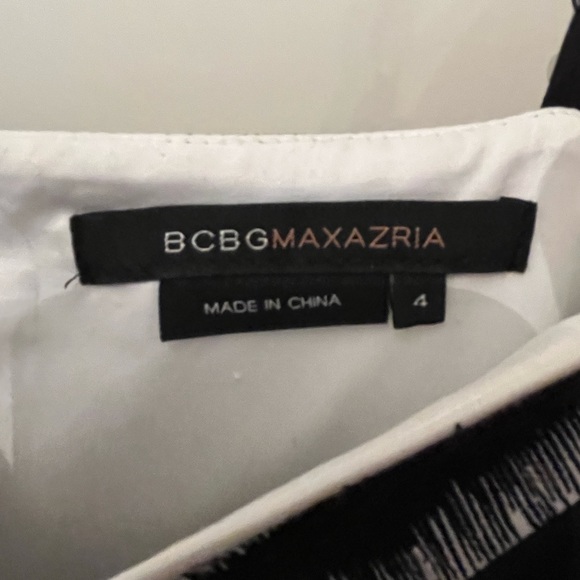 Black and white BCBG Max Aazria dress. Size 4. Perfect party dress. - Picture 2 of 8